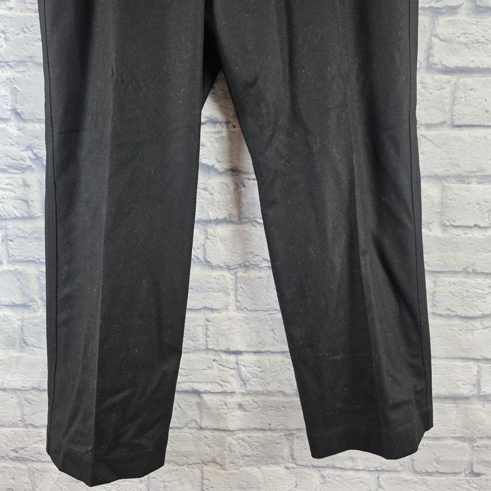 Banana Republic Men Black Wool Blend Dress Pants Trousers Pockets Size 33X29‎